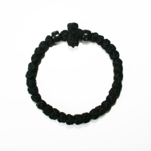 Prayer rope - Komboskini (black thick)