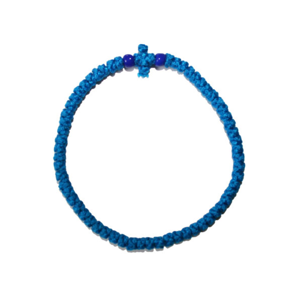 Prayer rope - Komboskini (blue thin)