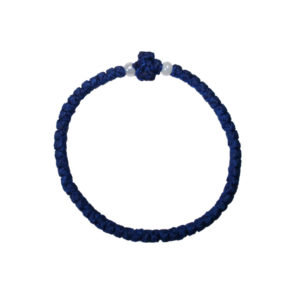 Prayer rope - Komboskini (dark blue thin)